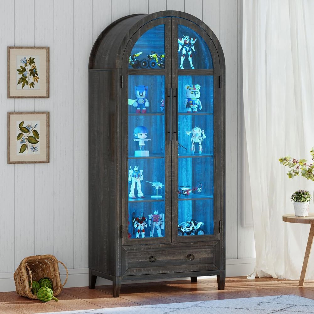 Vitrina de Vidrio Arqueado de  - Lighting reseña y precio