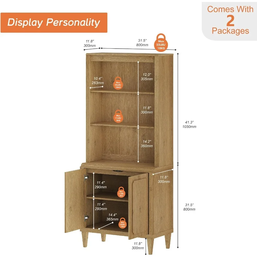 Estantería alta de 72,8 cm con - Storage & Organization reseña y precio