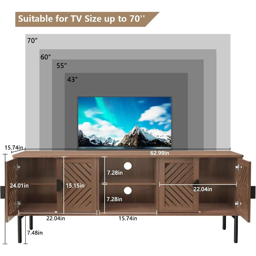 Mueble para televisor de 63 pu - Storage & Organization reseña y precio