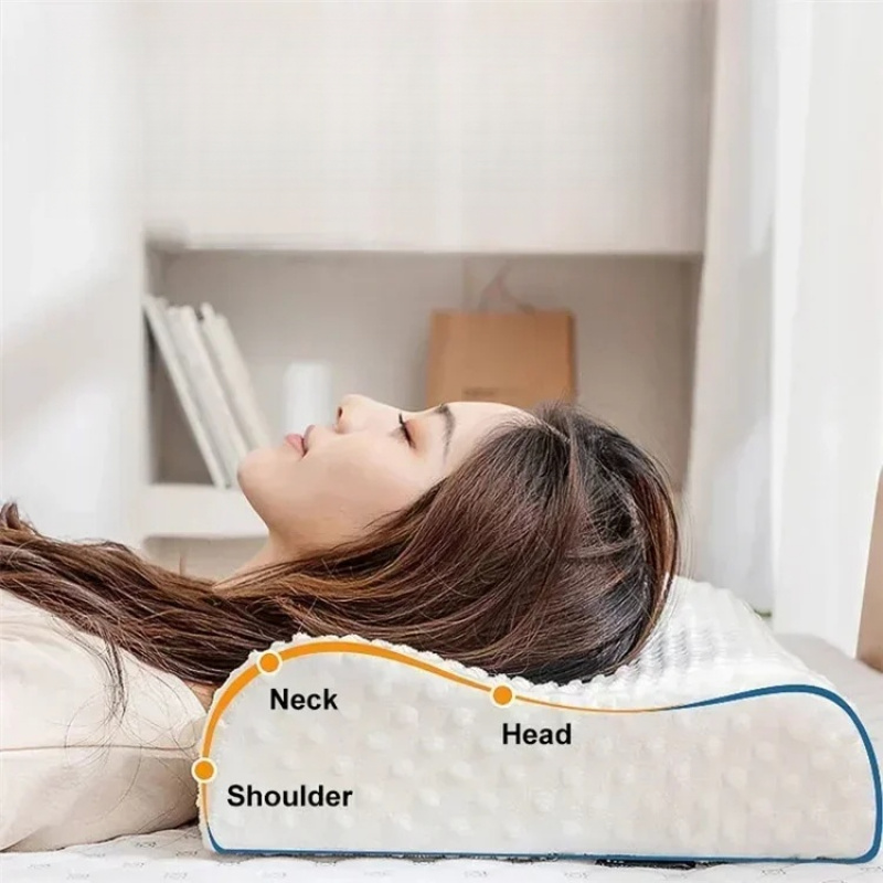 ​ ​ Almohada para dormir de es - Memory Foam Orthopedic Pillow Neck Pain reseña y precio